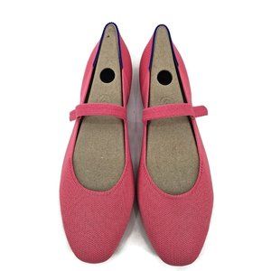 New Rothy's The Square Mary Jane Shoes Womens 9 Soiree Pink Strap Rothys